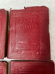 22 LITTLE LEATHER LIBRARY BOOKS 1920s Red Miniature LOT No Duplicates Literature