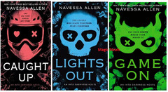 Navessa Allen 3 book set : caught up + lights out + game on paperback…