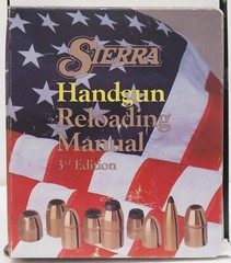 Sierra Handgun Reloading Manual 3rd Edition Book Binder – 1989, 704 pages