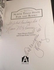 North Texas State Fair and Rodeo, NEW, Denton, 128 pages, signed by Nanci Kimmey