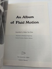 An Album Of Fluid Motion 1982 Paperback 174 Pages Milton Van Dyke Order Form Inc