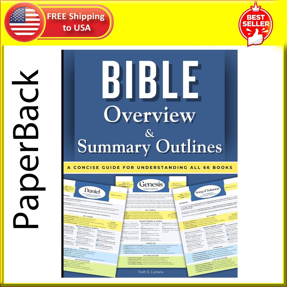 Bible Overview & Summary Outlines: a Quick and Concise Guide for Easy Understand