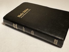 THE HOLY BIBLE RSV 1971 vintage Collins World Red Letter Edition with helps