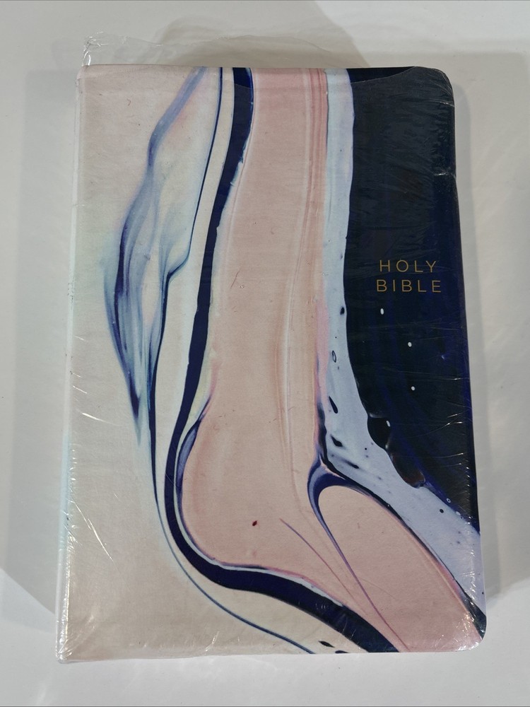 KJV Giant Print Bible 11.5 Pt Font with Thumb Indexing Marble 9781400349807
