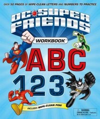 DC Super Friends Workbook ABC 123: Over 50 pages of wipe-clean lett – ACCEPTABLE