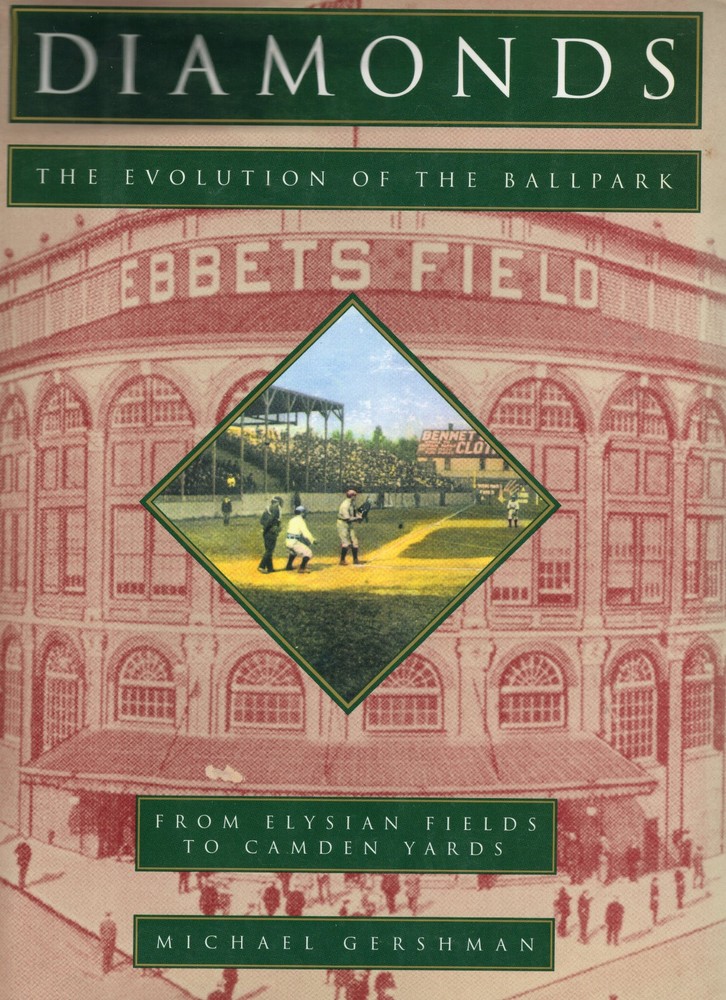 DIAMONDS, EVOLUTION OF BASEBALL PARKS, HARDCOVER, DJ, HOUGHTON MIFFLIN, 1993