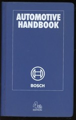 Bosch Automotive Handbook 4th Edition