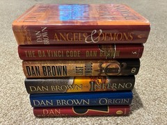 Robert Langdon – Complete 6-Book Hardcover Series Set – Dan Brown – RARE!