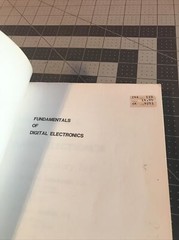 Vintage 1978 Fundamentals Of Digital Electronics A Laboratory Text 5th Printing
