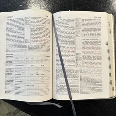 The NIV Study Bible Special Red Letter Edition Leatherbound 1985 Zondervan