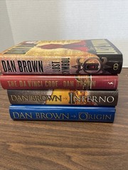 Dan Brown Lot of 4 (of 6) Robert Langdon Series (See Photos for Titles)