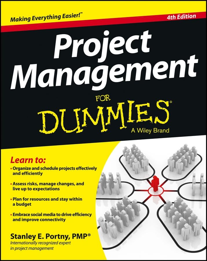 Project Management For Dummies – Paperback By Portny, Stanley E. – VERY GOOD