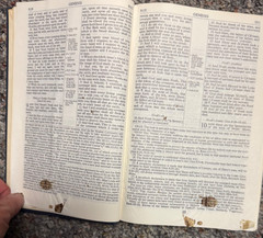 New Scofield Reference Edition Bible Hard Cover 1967 Vintage Blue