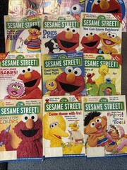 CTW sesame street magazine lot Of 18 – 1998 1999 & 2000 Vintage Elmo Big Bird