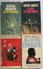 LOT 48 Agatha Christie Paperback Books Hercule Poirot Mystery PB VINTAGE