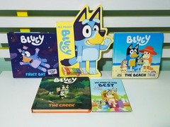 Lot of 5x Bluey Children’s Books: All About Bluey, The Beach, The Creek & More!