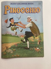 Vintage – Seven (7) Clean Giant Coloring Books – Wizard of OZ, Pinocchio,