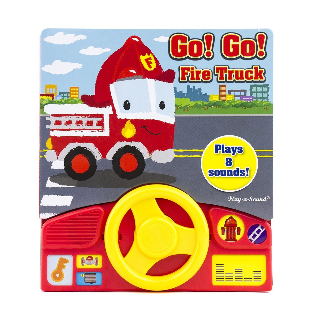 Go! Go! Fire Truck Little Steering Wheel – Play-a-Sound – PI Kids