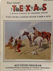 FREDERIC REMINGTON 1978 „TEXAS” PROGRAM 34 PICS NEAR MINT!