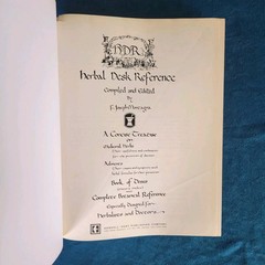 HERBAL DESK REFERENCE ; ISBN 0-8403-5813-X ; 1,248 PAGES ; HARDCOVER