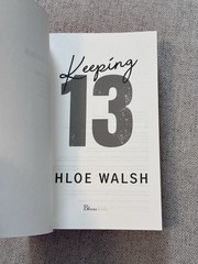 Keeping 13 Chloe Walsh Limited Deluxe Edition Printed Edge Boys Of Tommen New