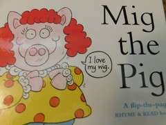 Vtg Lot MIG THE PIG & ZUG THE BUG Flip the page Rhyme & LEARN TO Read Books FUN