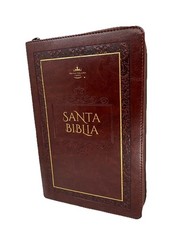 Biblia Letra Grande 11.5 Puntos Rv1960 con Cierre Marrón Elegante