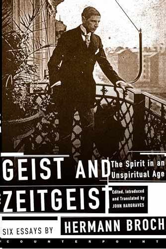 Geist and Zeitgeist – Hardcover, by Broch Hermann – Acceptable c