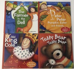 Lot Of 17 Children’s Nursery Rhyme Picture Books Illustrated By Wendy Straw