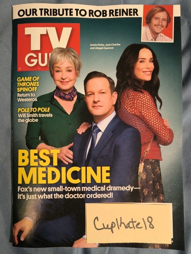 TV Guide Magazine Jan January 12 Feb 1 2026 ROB REINER Tribute The Traitors NEW