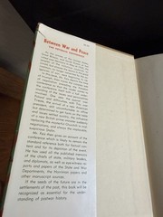 1st Between War and Peace: The Potsdam Conference Herbert Feis HC DJ 1960 WWII