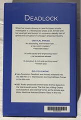 Deadlock Sara Paretsky Hardcover 2020 Reader’s Digest V.I. Warshawski #2