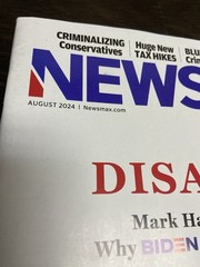 NEWSMAX Magazine DISARRAY August 2024 Why Biden Harris Can’t Last