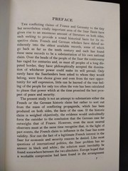 France and the Saar 1660-1948 Laing Gray Cowan Columbia University Studies 1966