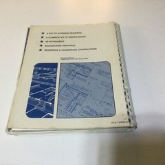 Reading Architectural Working Drawings Edward J Muller – Spiral Boud 2nd Edition