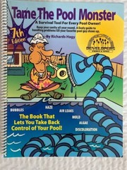 TAME THE POOL MONSTER By Richards Hagy **Mint Condition**
