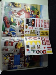 Vintage Lego Idea Book 200 Building Instructions 1985 Stickers Castle
