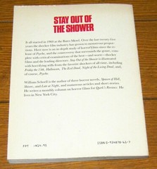 Stay Out of The Shower 25 Years of Shocker Films 1985 184 pages
