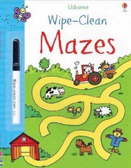 Wipe-Clean Mazes – Paperback, by Greenwell Jessica – Acceptable n