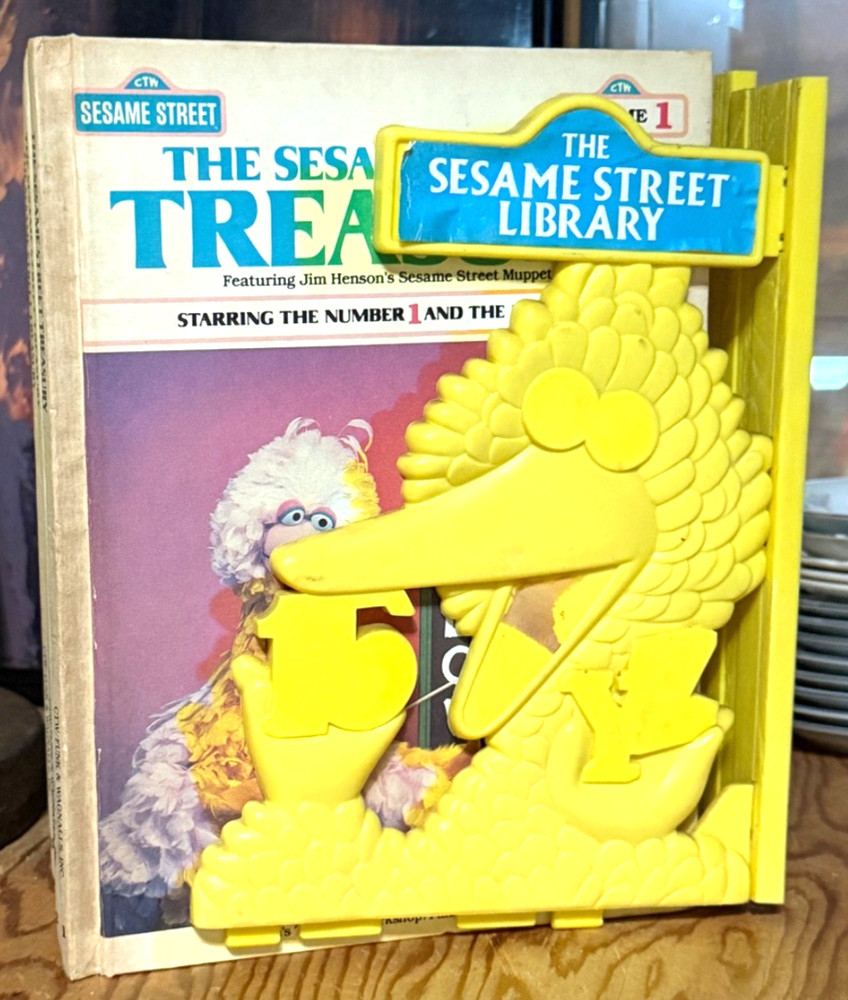 Sesame Street Treasury Complete 15 Vol Set 1983 Big Bird Bookends CTW Funk
