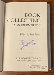 Lot of 3 Books on Book Collecting: Book Collecting, A Primer of Book Collecting,