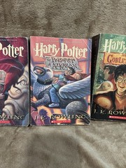 Harry Potter 5 Book Set 1-4, 6-7 Slightly Creased Slightly Withered