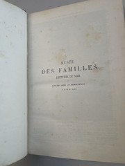 Antique Book „MUSÉE DES FAMILLES” From The Year 1888 Paris Bound Volumes Magazin