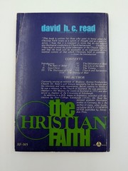 Vintage David H C Read THE CHRISTIAN FAITH Paperback 1956