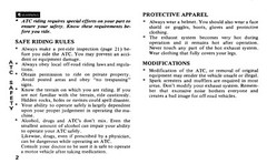 1986 Honda ATC200X Owner’s Manual 68 Pages