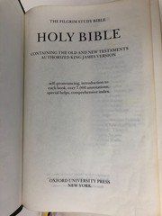 Oxford Pilgrim Study Bible KJV 1976 USA berkshire leather *see details*