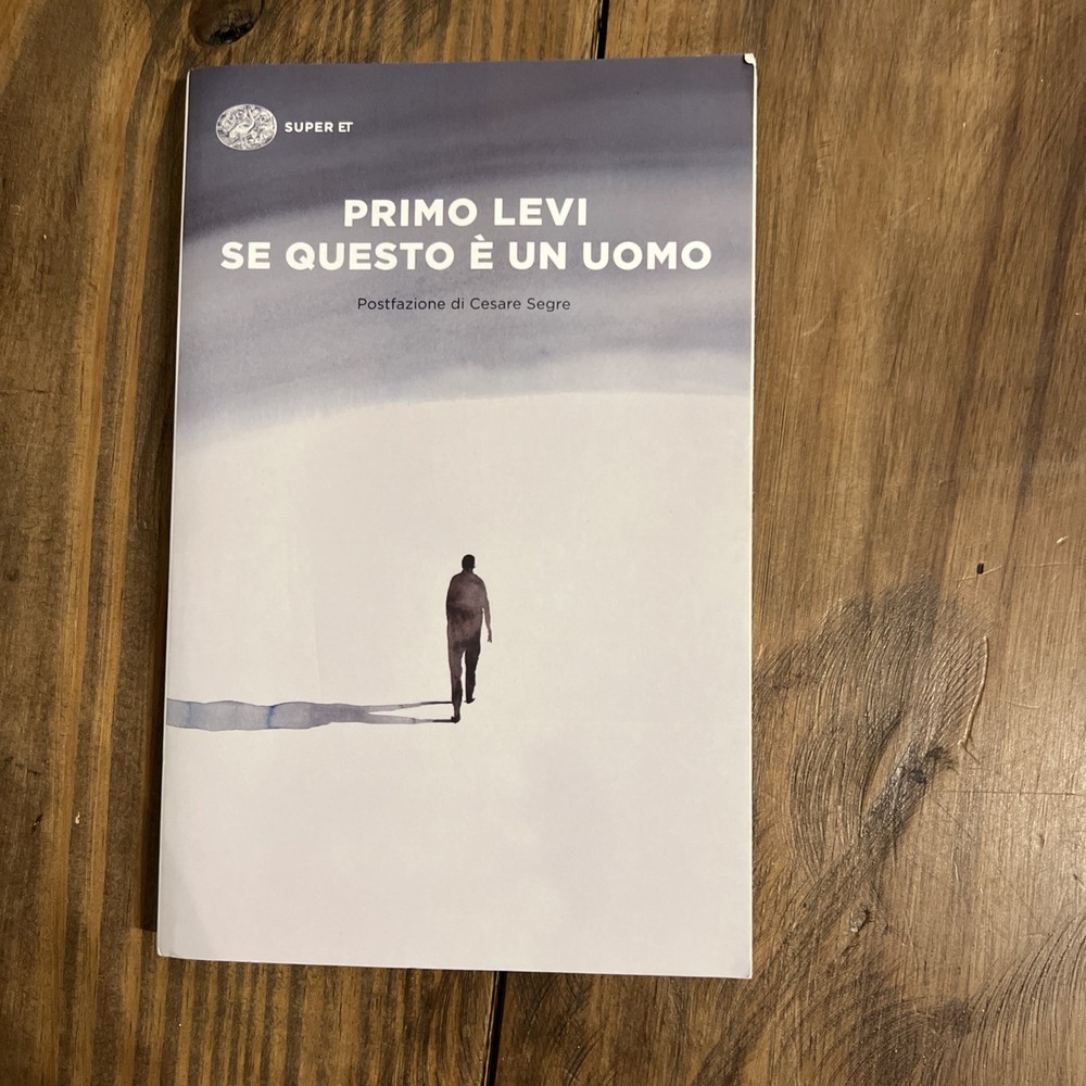 Se questo è un uomo – Primo Levi – Peparback Italian translation