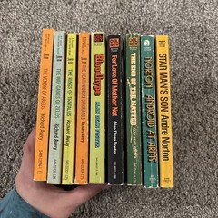 Vintage Fantasy & Sci Fi Lot of 9 Mix of PB Books by Alan Foster, Avery, Norton