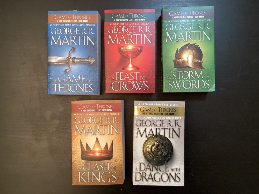 Game of Thrones 5 Book Box Set, George R.R. Martin, A Song of Ice and Fire Boxed