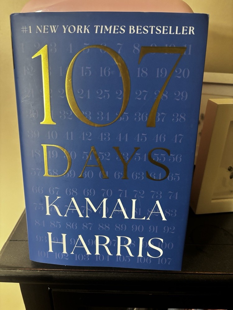 New Kamala Harris Vice President SIGNED Book 107 Days HC AUTOGRAPHED | IN-HAND
